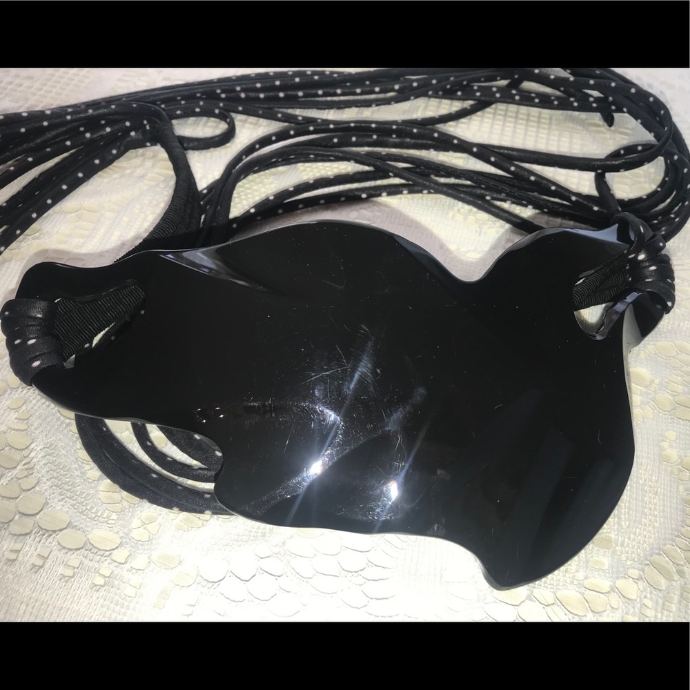 One of a kind, by Vigneri (82) Black Lucite Belt - Picture 8 of 8